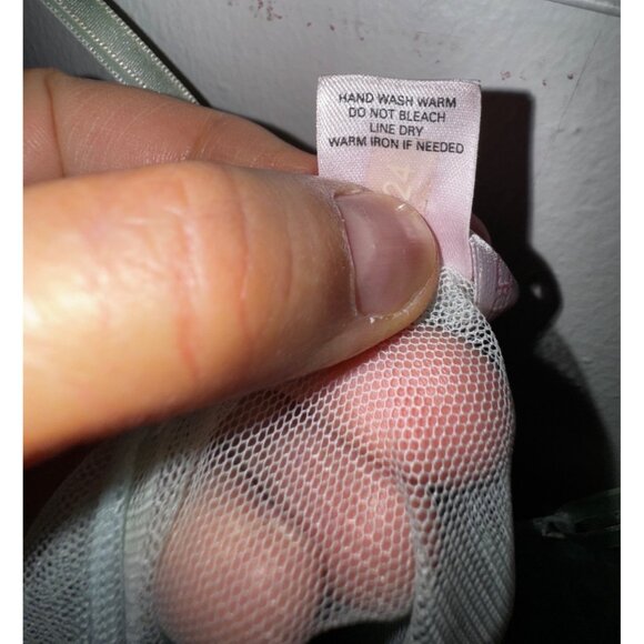 Sexy Sheer Vintage Victoria's Secret Lace Chemise Lingerie Medium Baby Blue Cute - Picture 9 of 9